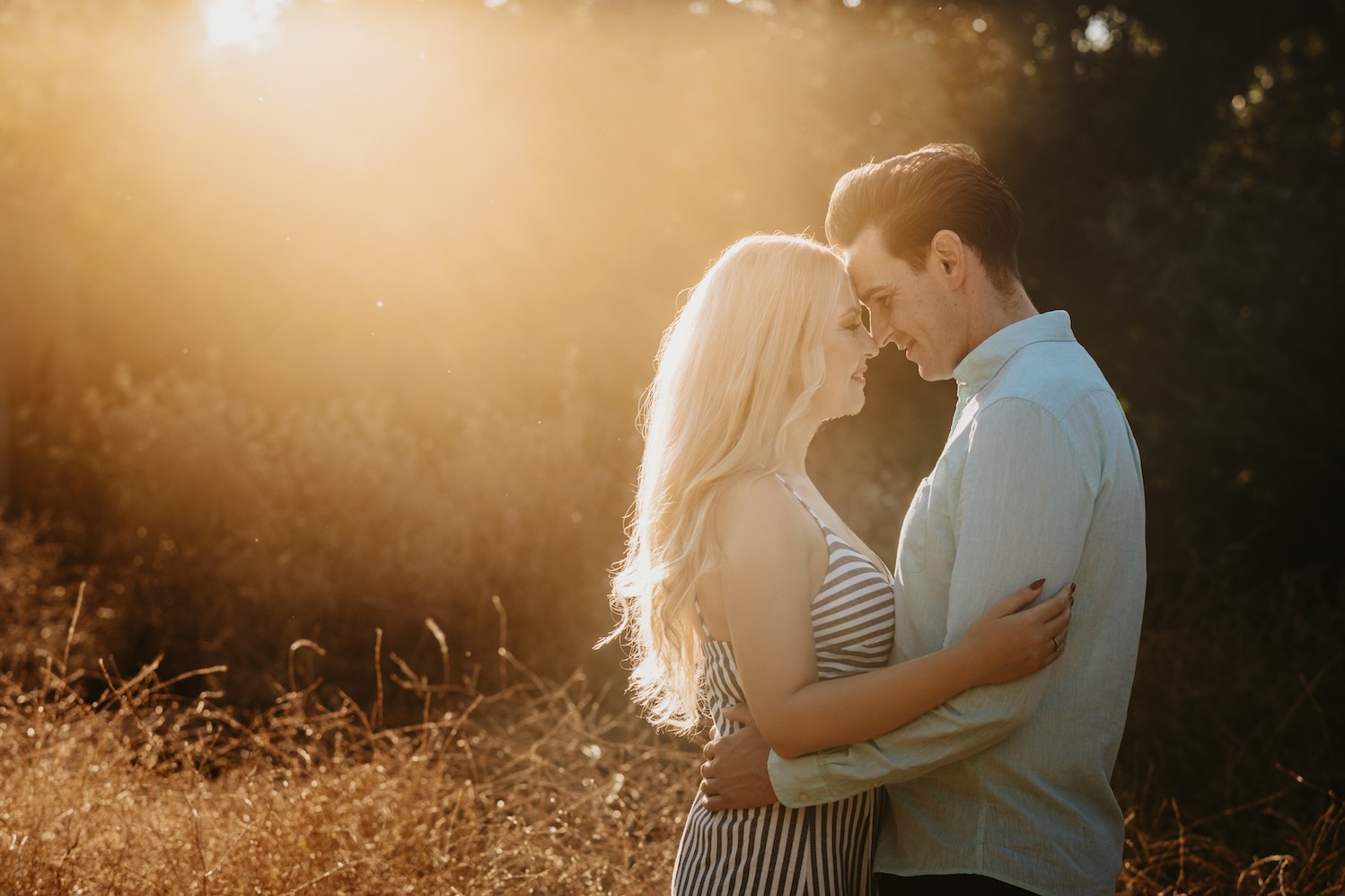 puesta de sol increíble