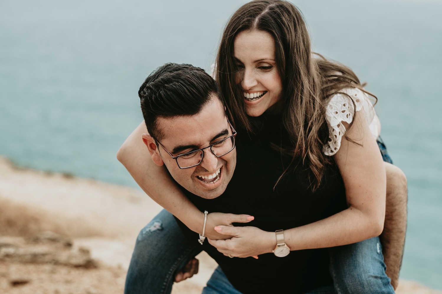 retrato preboda feliz