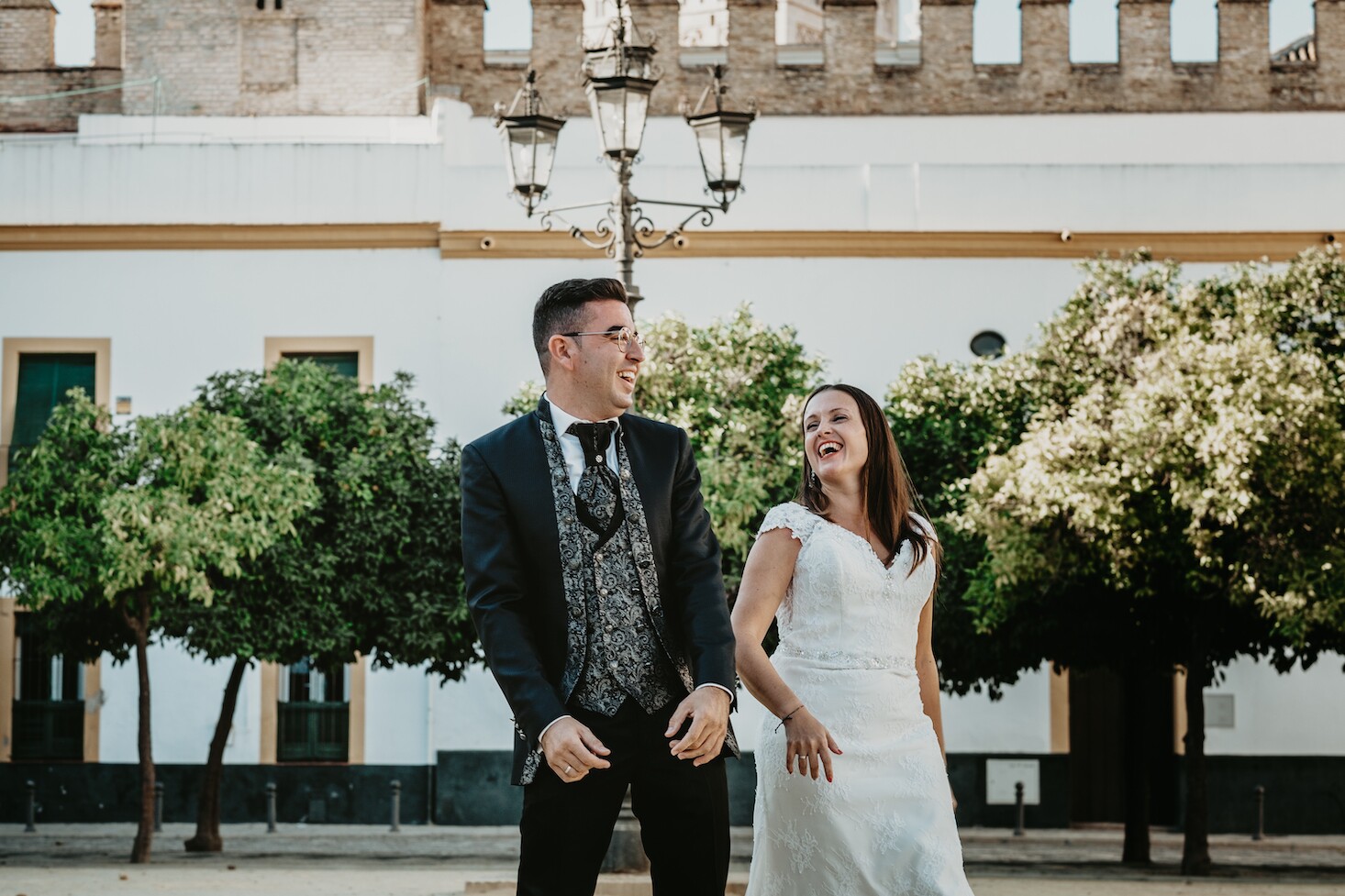 Reales Alcázares pareja