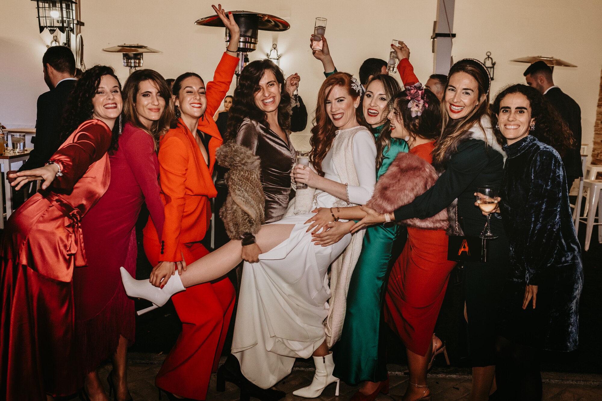 las chicas de la boda