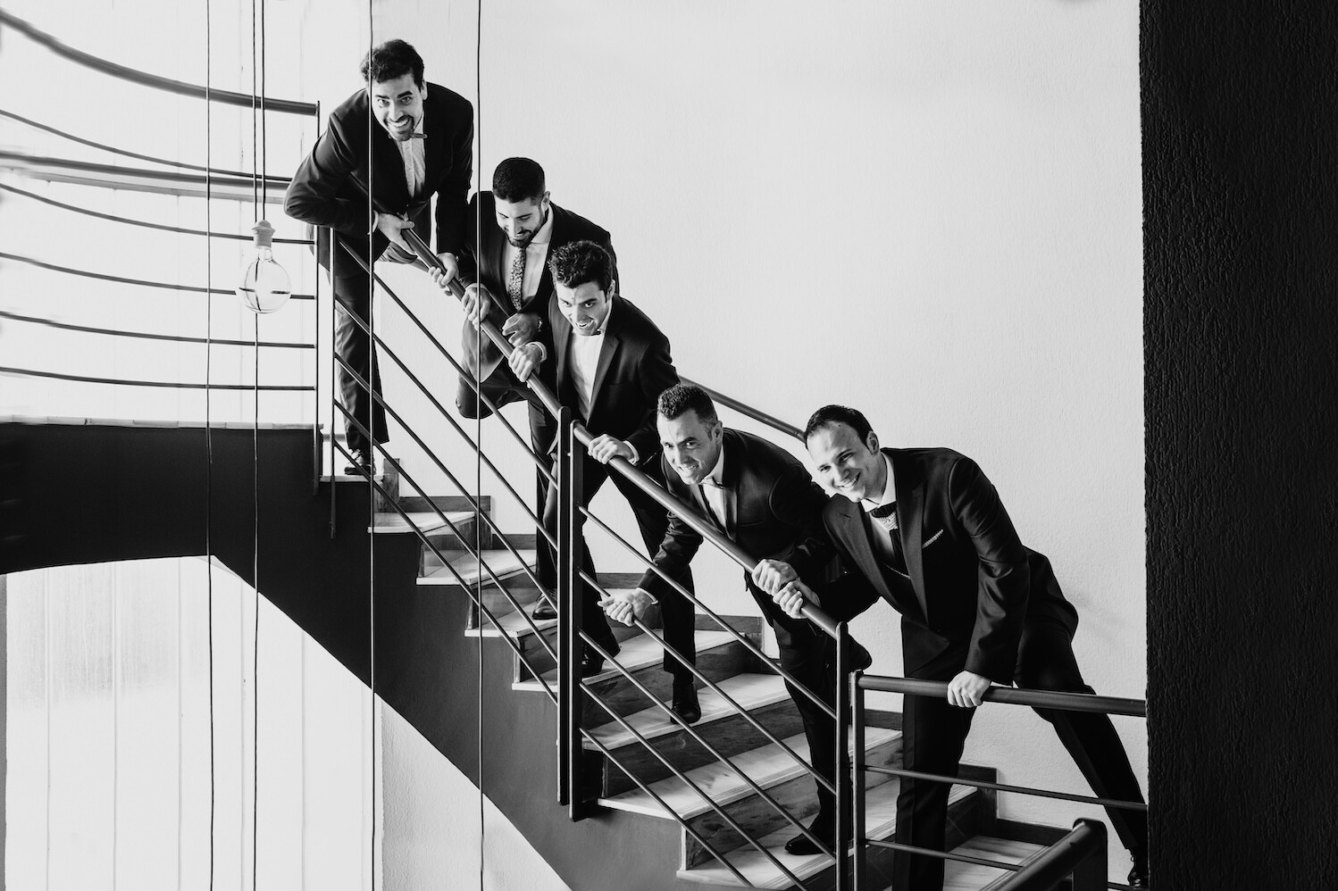 los amigos del novio