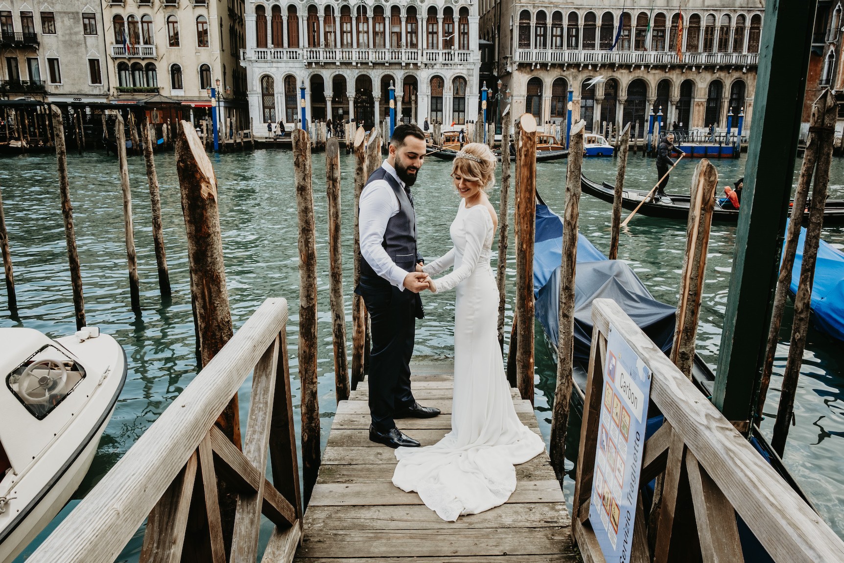 paseo de novios por Venecia