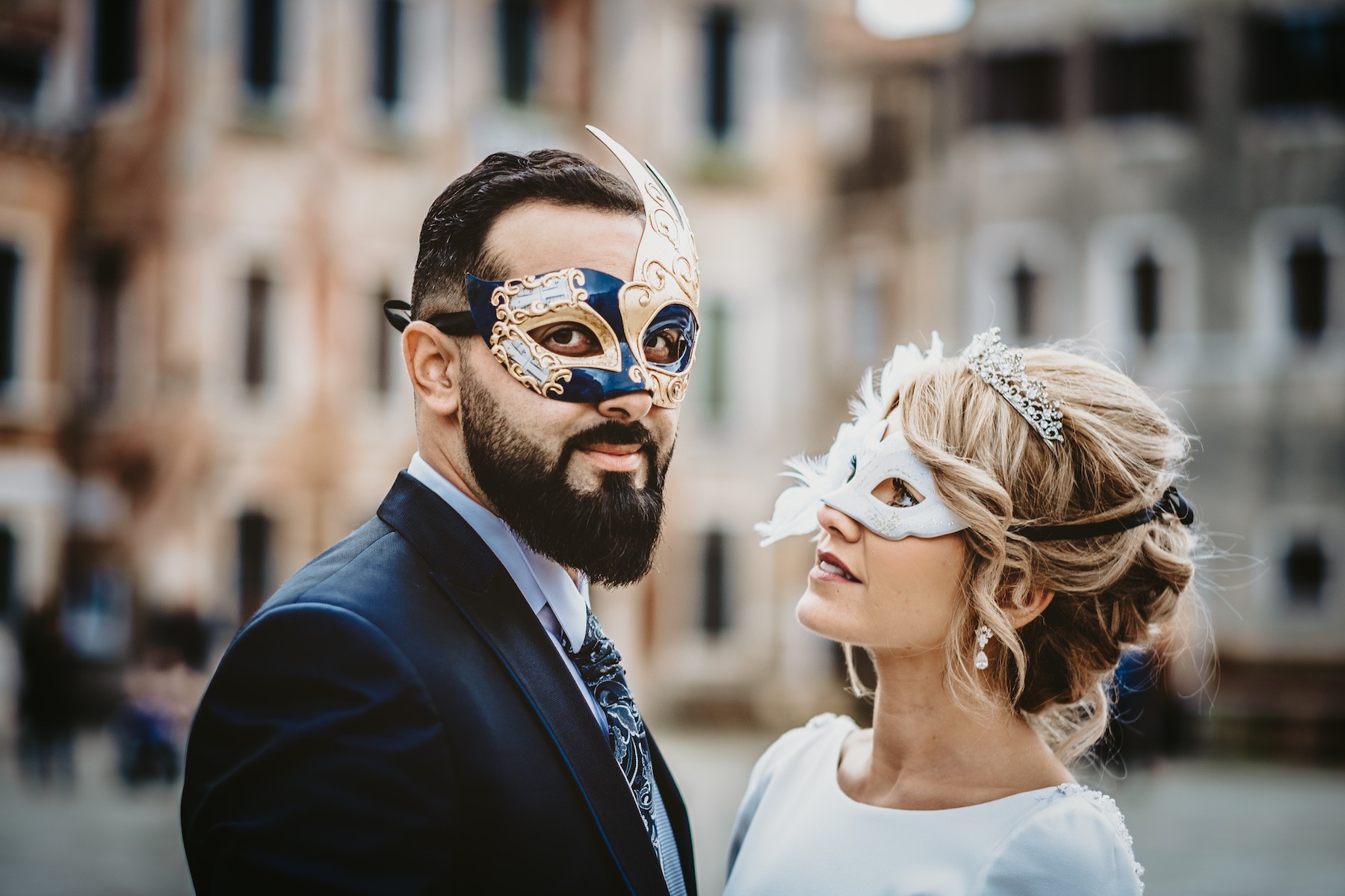 carnaval de venecia novios