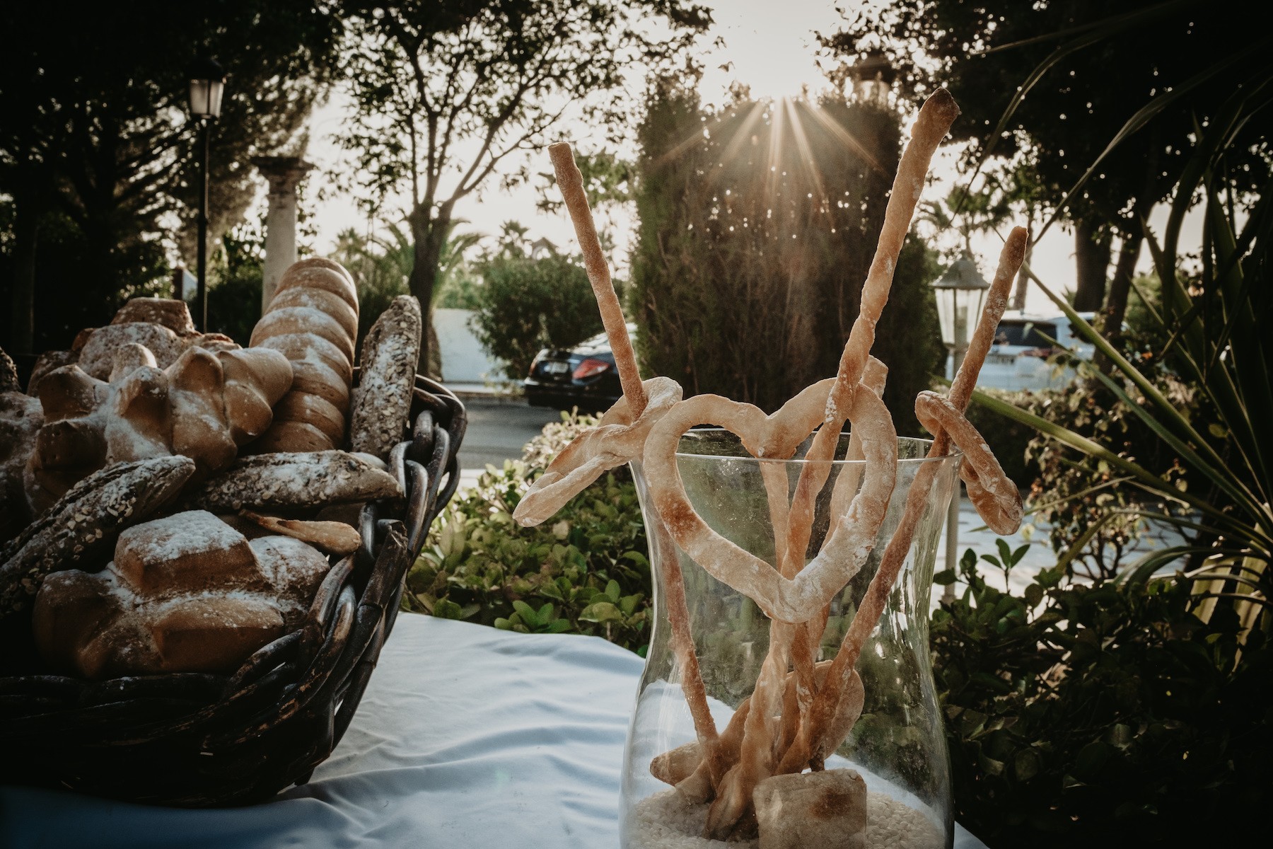 detalles de boda pan