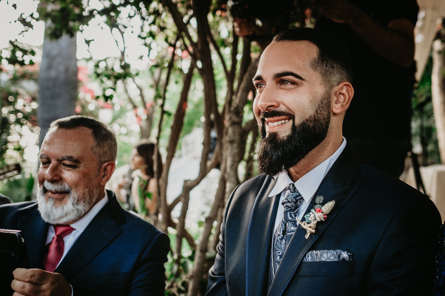 felicidad llegada novios