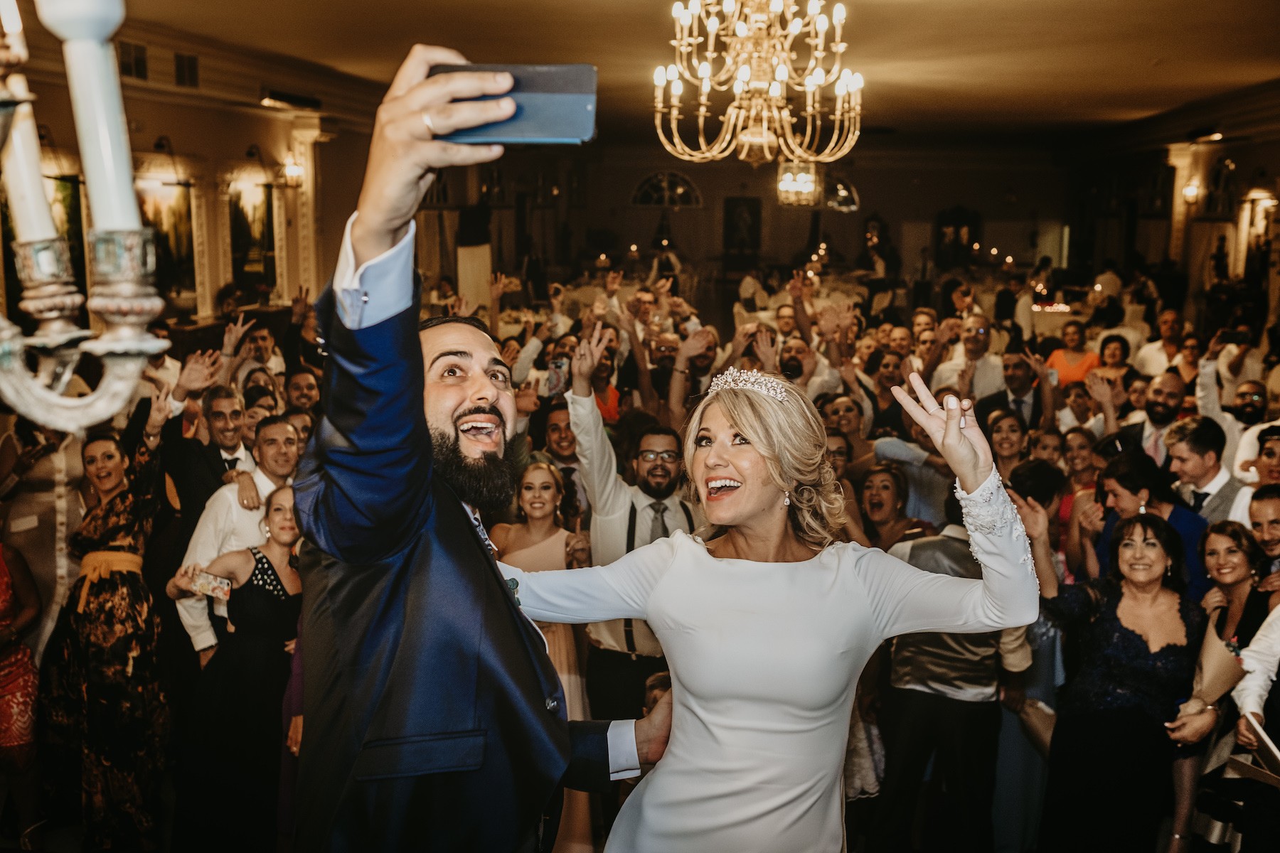 selfie con los invitados