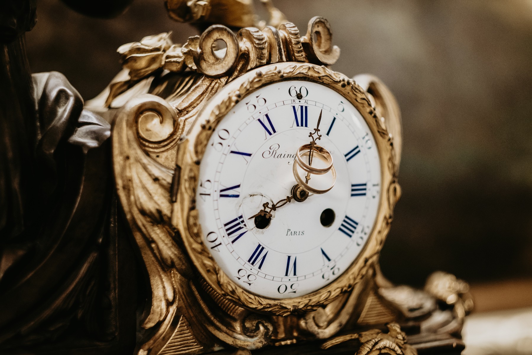 anillos de boda reloj