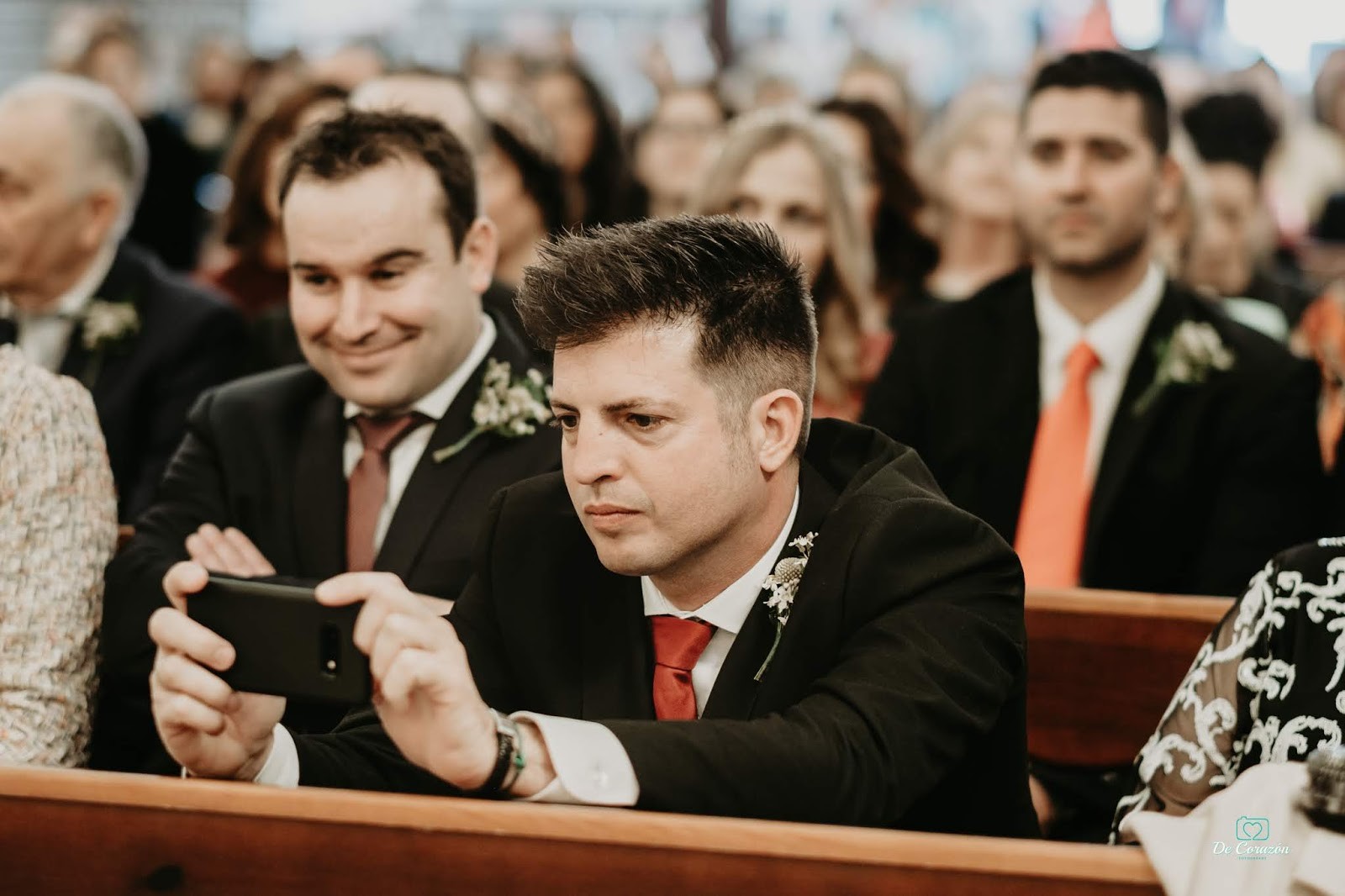 móvil, invitados, capturando momentos