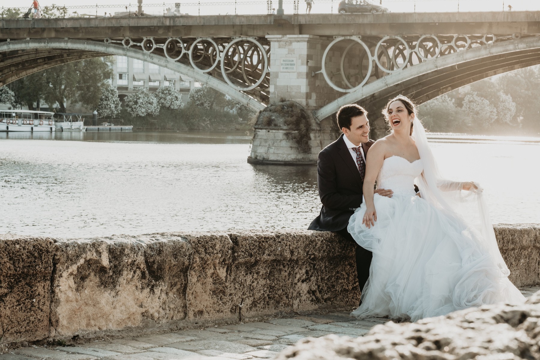 wedding en el puente de triana