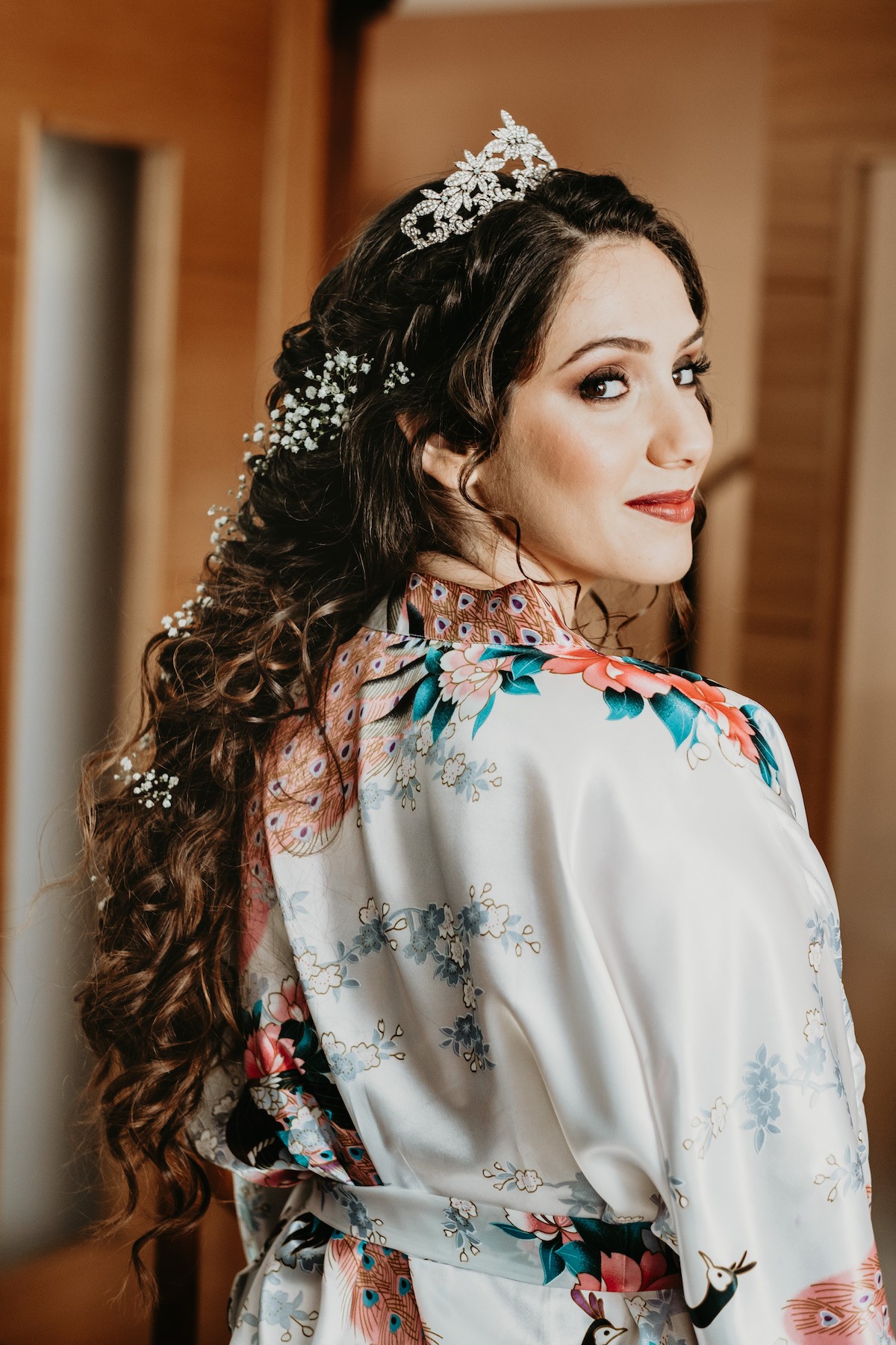 peinado novia trenza