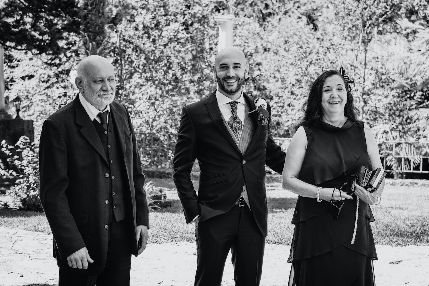 foto de familia boda