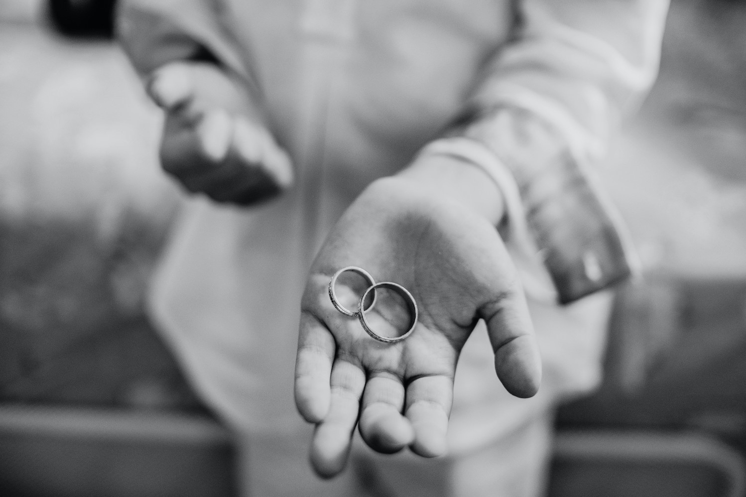 hijo de la novia lleva anillos