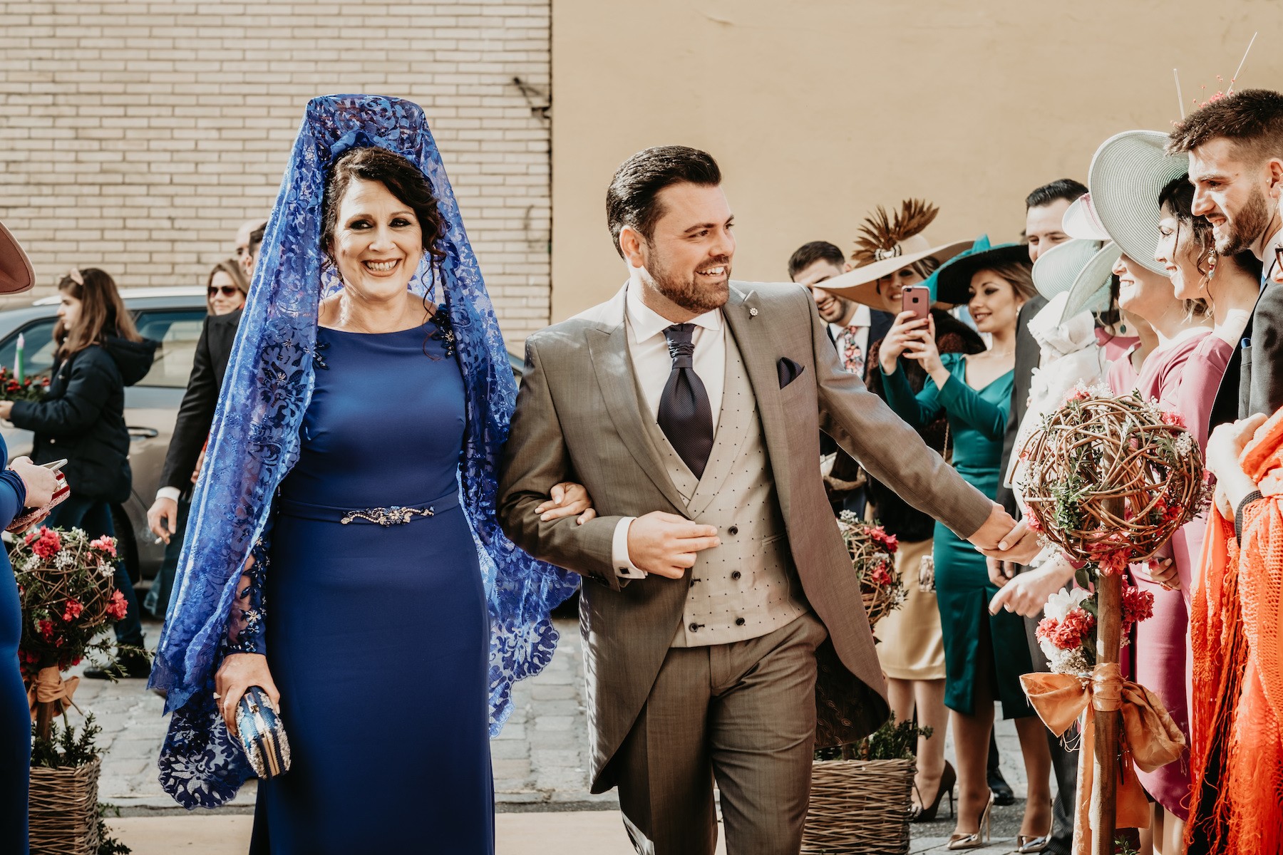 entrada del novio y madrina