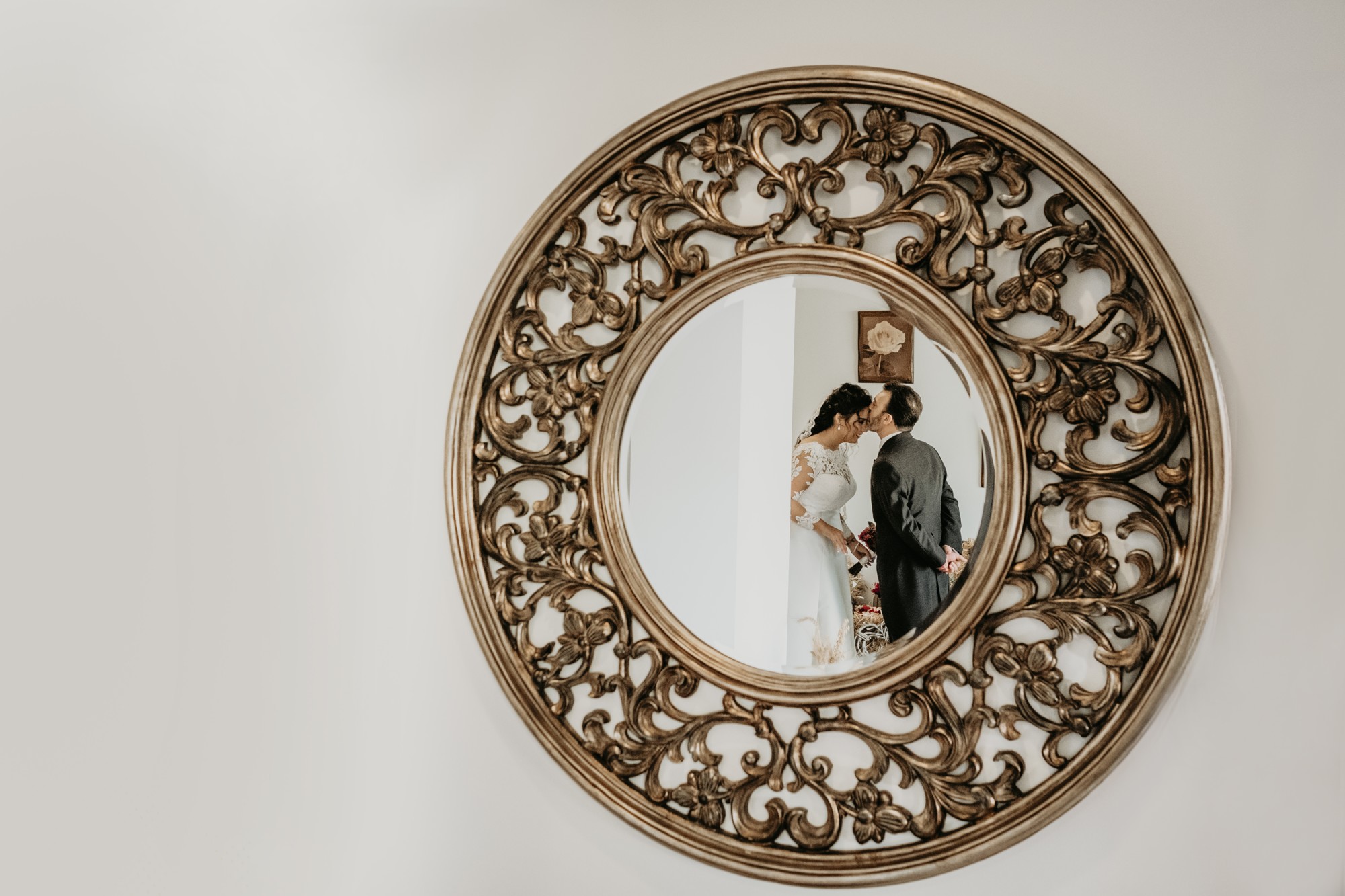 reflejo de padre e hija