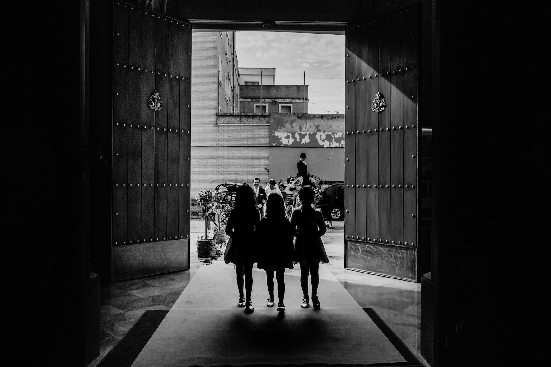 artística entrada novia