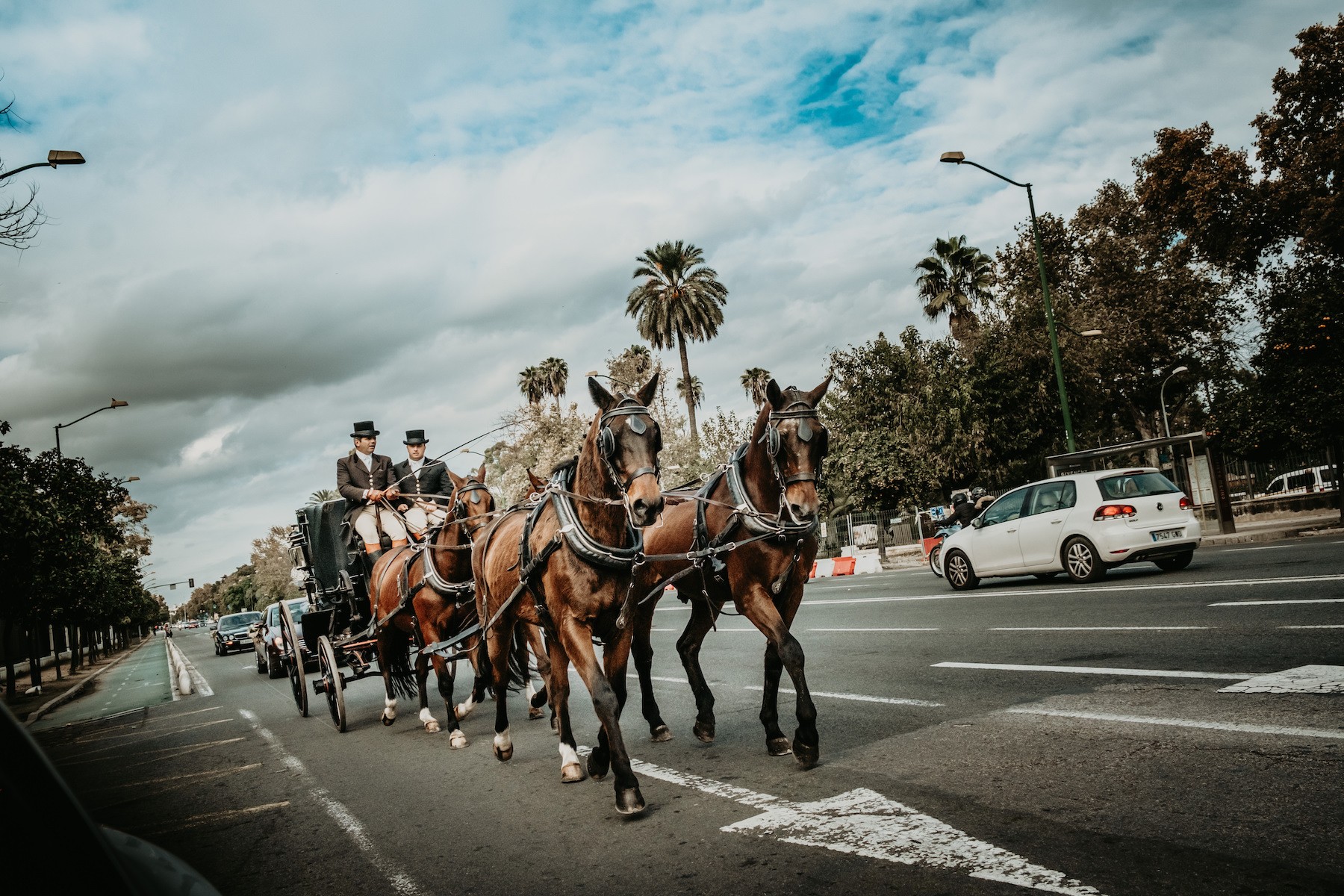 coche de bodas Sevilla