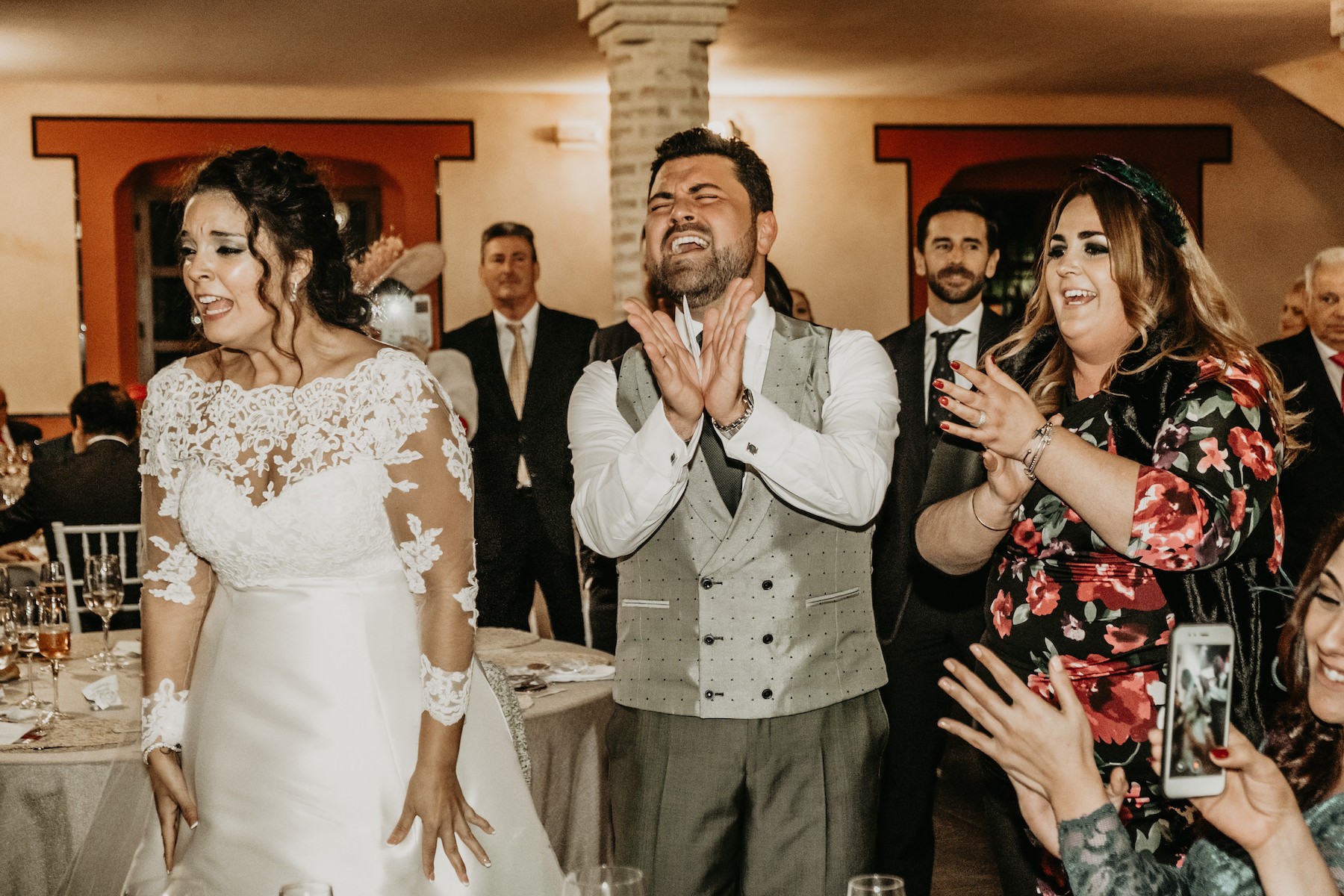 fiesta celebración boda