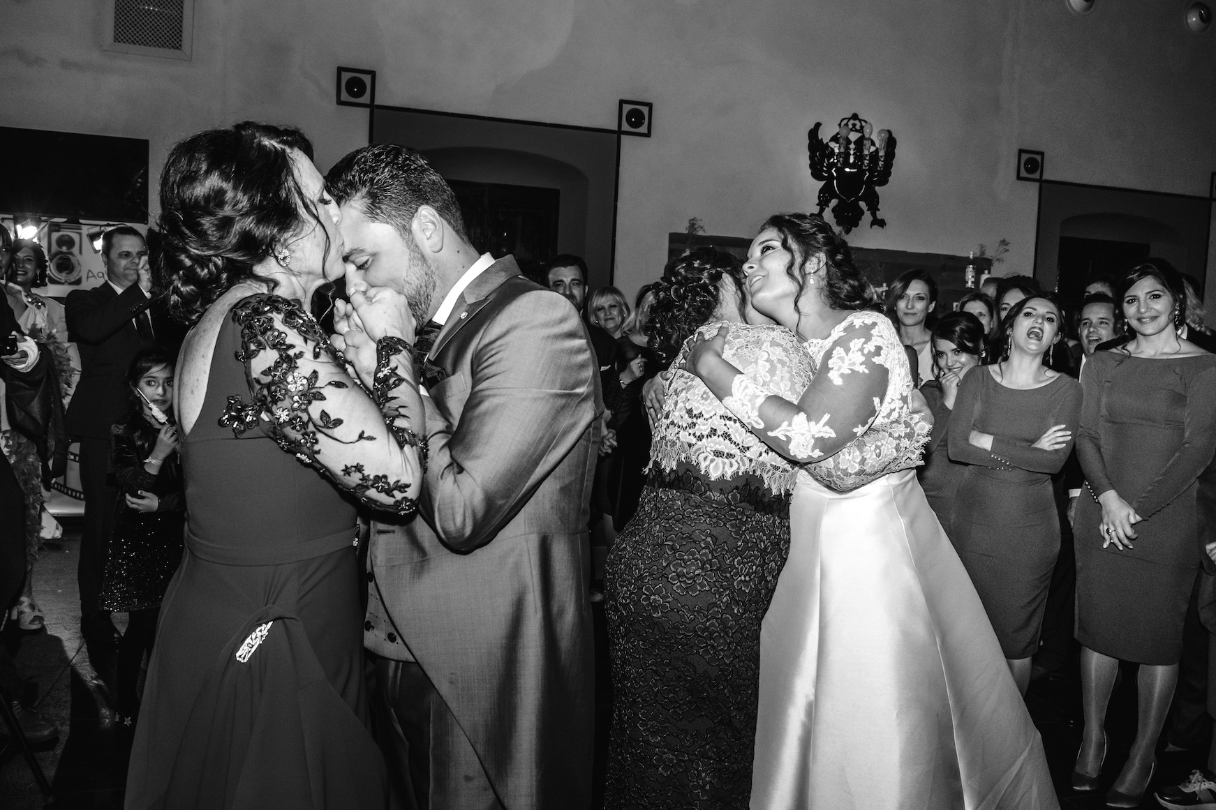 baile novios con los padres