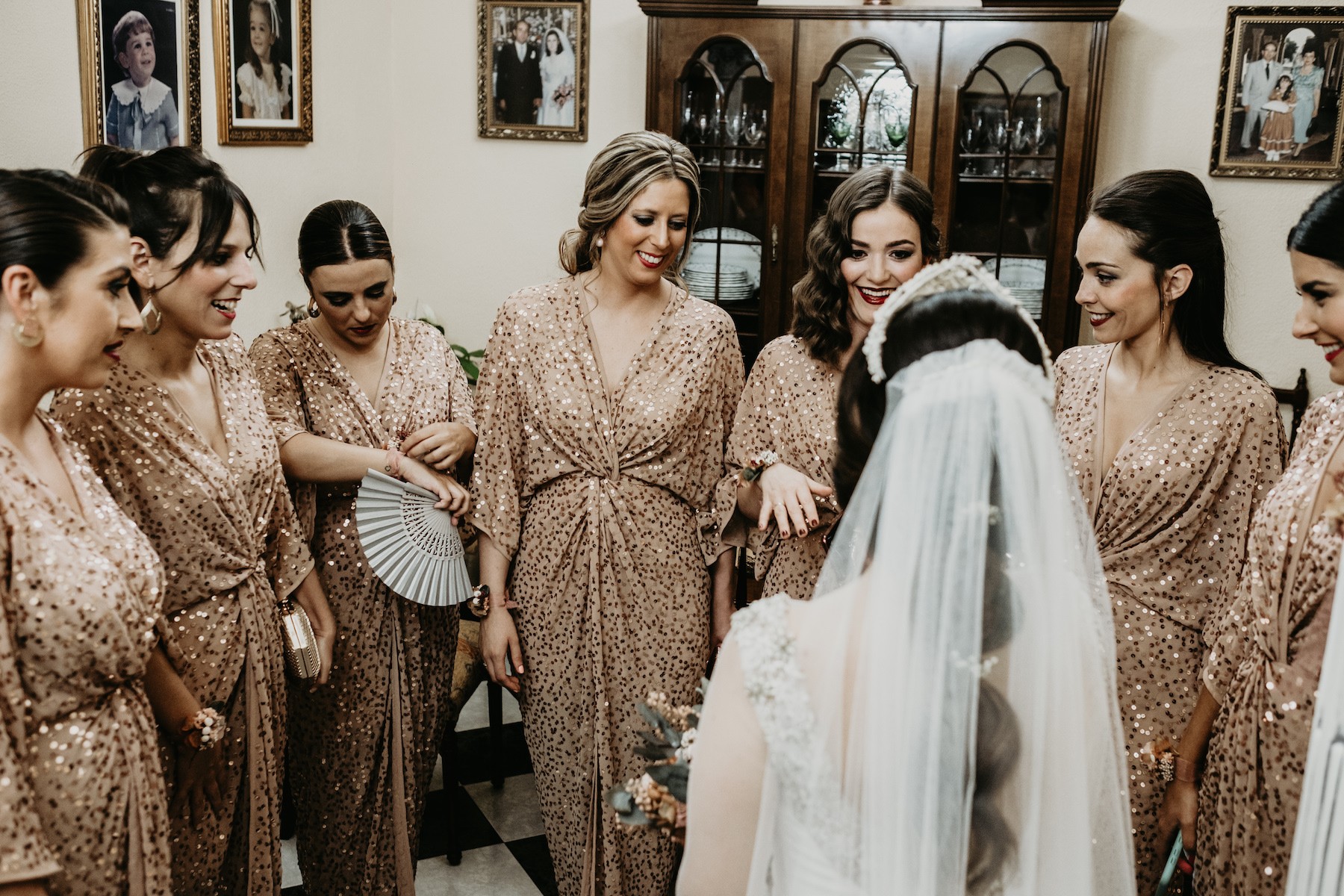 las damas de la boda